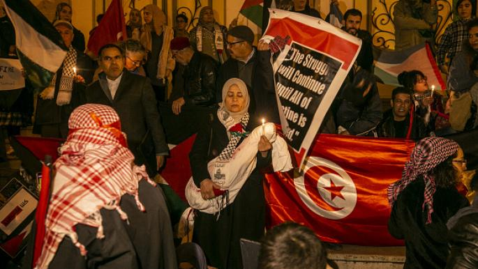 تظاهرات در هلند، بلغارستان، مراکش و تونس در حمایت از فلسطین